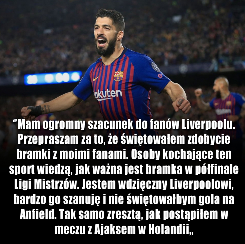 Luis Suarez zdradził, co zrobi jeśli strzeli gola na Anfield